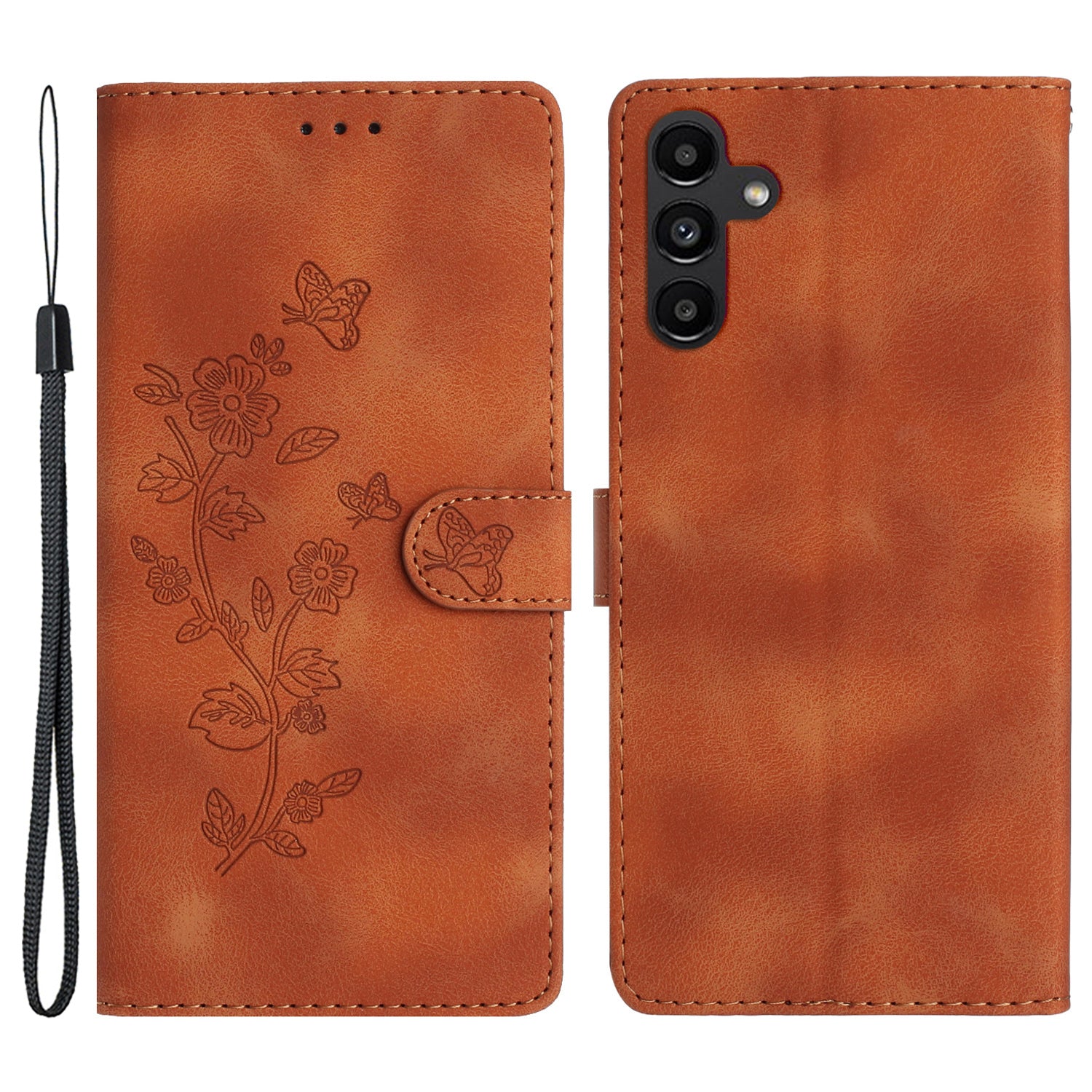 For Samsung Galaxy A14 5G Flower Imprinted Phone Case Leather Wallet Flip Stand Cover For Samsung Galaxy A14 5G Flower Imprinted Phone Case Leather Wallet Flip Stand Cover